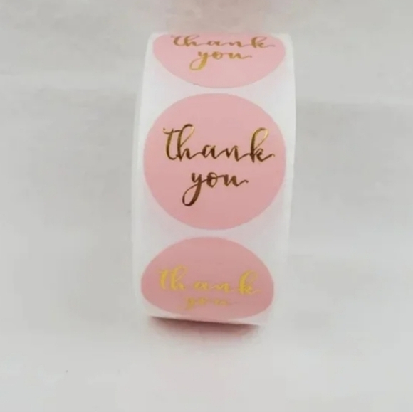 500 Pieces Roll Thank You Sealing Sticker - Picture 5 of 7